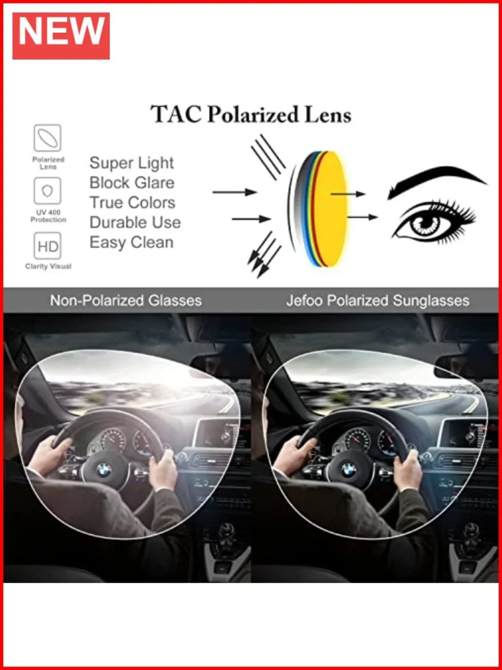 Polarized UV400 Protection Retro Aviator Sunglasses for Sports Driving Cycling